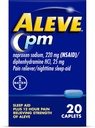 Aleve Pain Relief and Nighttime Sleep Aid Naproxen Sodium Caplets