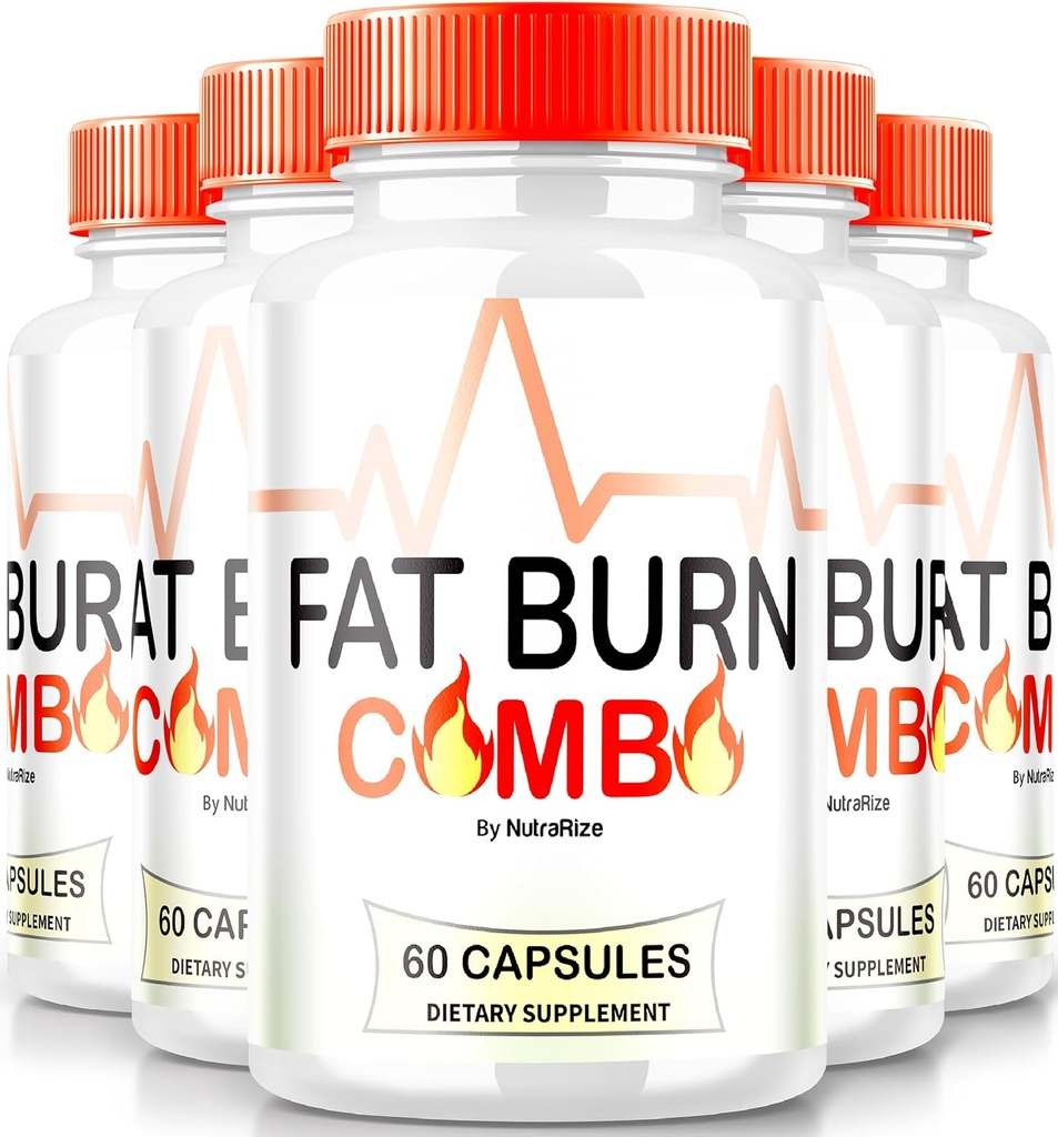 (5 Pack) Fat Burn Combo קפסולות, FatBurn Combo Keto Formula, All Natural Weight Loss Supplement to Achieve Healthy-Seeing Body, Keto Fitness Pills, ביקורות רשמיות (300 קפסולות)