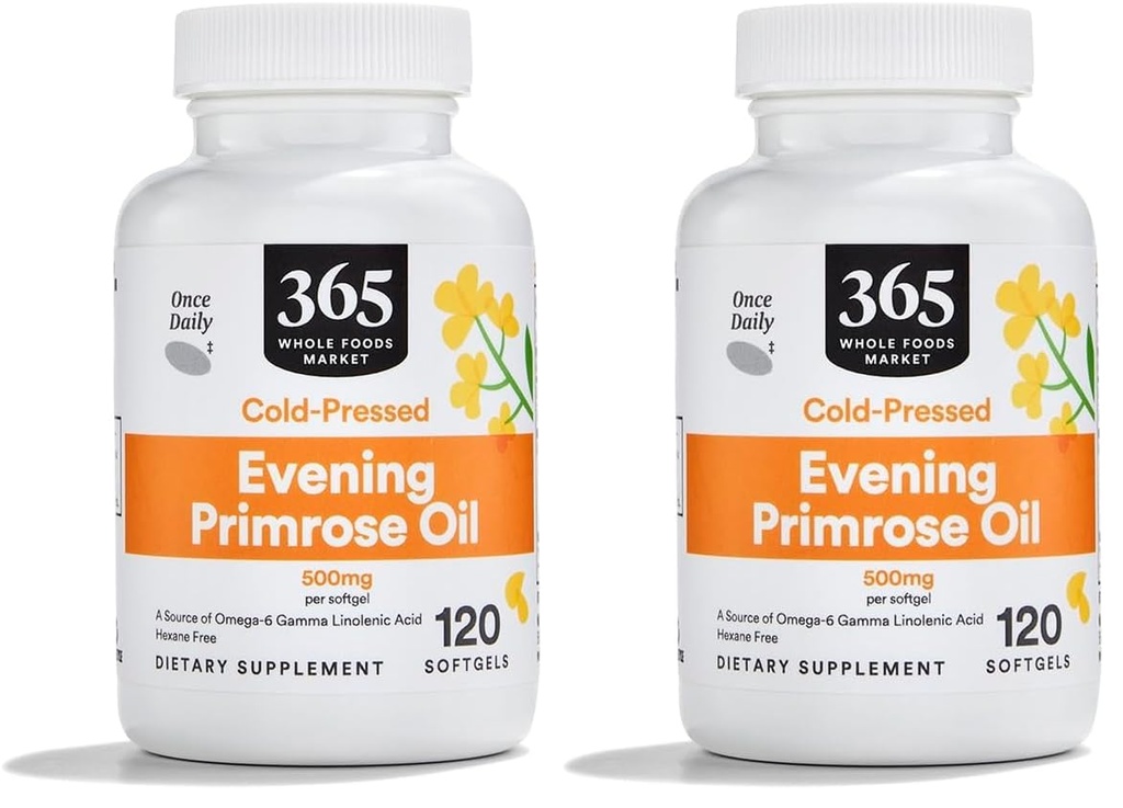 Whole Foods Market, Evening Primrose Oil 500Mg, 120 Softgels