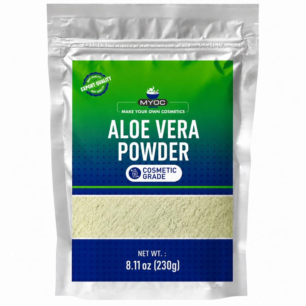 אבקת Aloe Vera לשימוש אורגני עבור Skin & Hair Care - 230 גרמים (8.01 Oz)