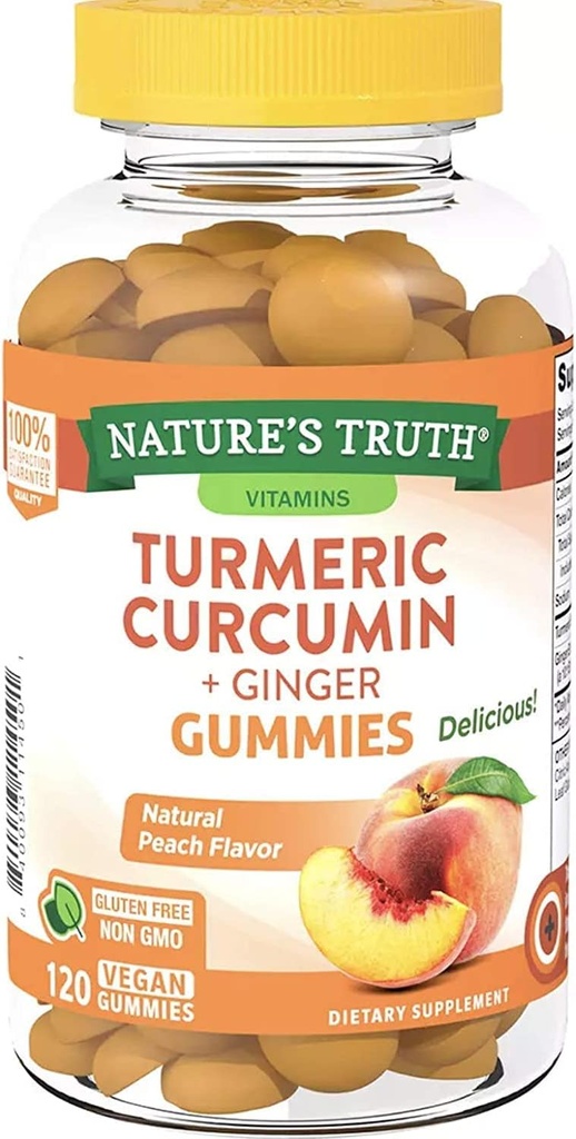 האמת של Nature's Truth Turmeric Gummies, 120 הרוזן