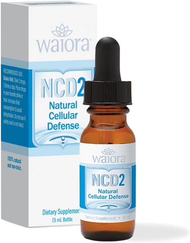 NCD2 על ידי Waiora, מופעל נוזל Zeolite טיפות עבור גוף טבעי ניקוי וקידום תמיכה Immune ו- pH Balance, Mix in Food / Drink, All Natural, One (0.5 oz) בוטט (90 serv)