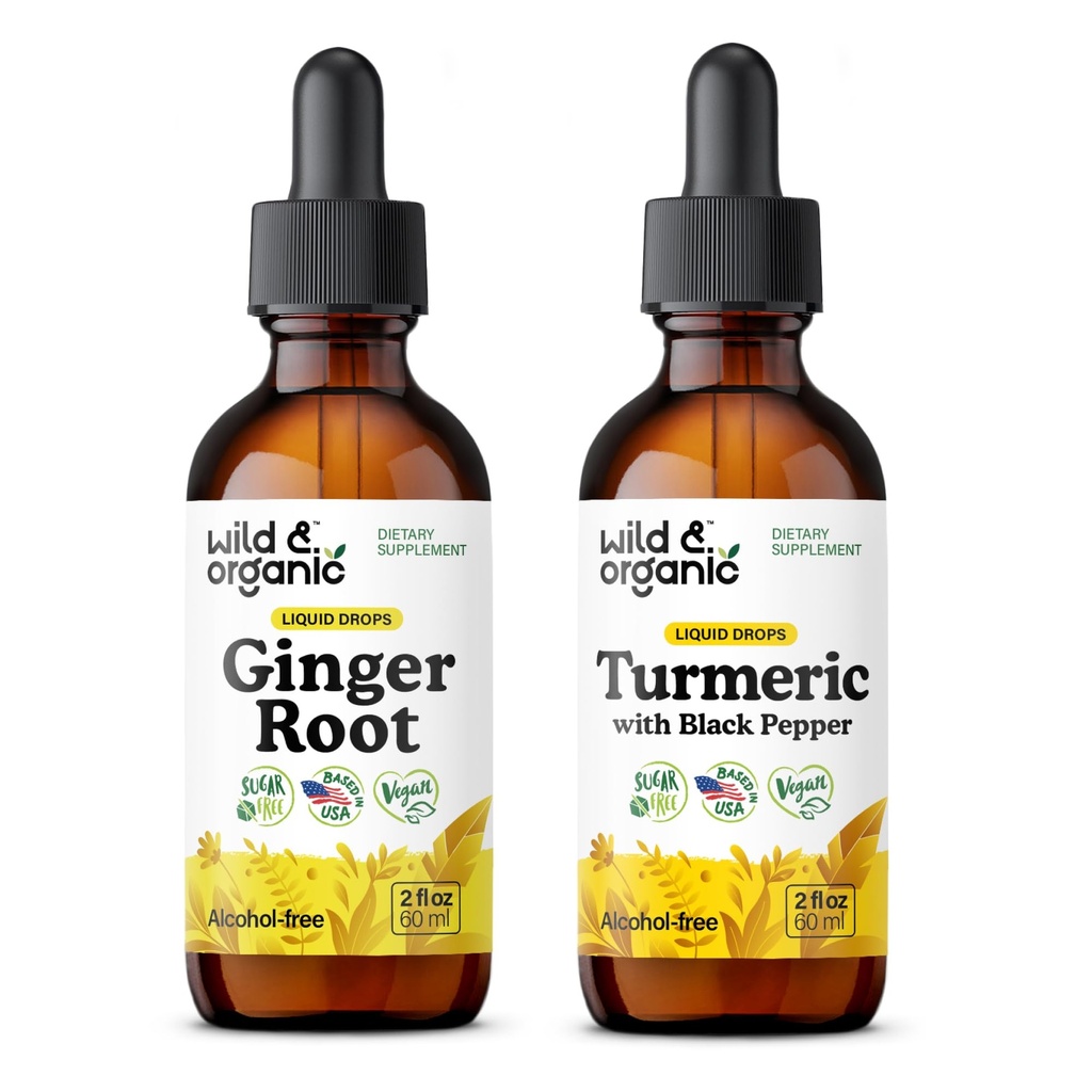 Angry Root Tincture 2 fl oz & Turmeric Tincture 2