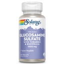 SOLAרי Glucosamine Sulfate 1500 מ"ג, תוספת תמיכה משותפת בריאה, Powerful Connective Tissue and Joint Health Formula with Turmeric & Boswellia, 60-Day Money Back Promise, 30 משרת, 60 VegCaps