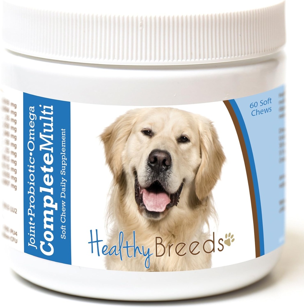 בריא Breeds Golden Retriever All in One Multivitamin Soft Chew 60