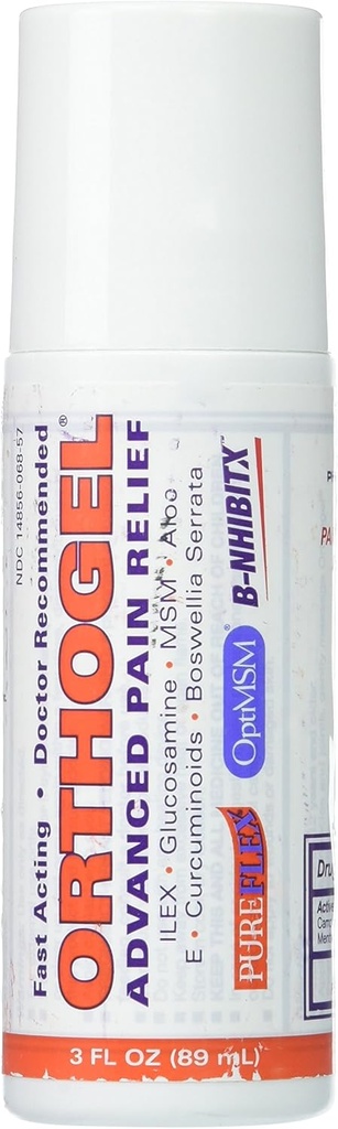 Orthogel Advanced Cold Therapy כאב הקלה גל רול על, 3 oz (Pack של 3)