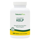 NaturesPlus Icel &ic Kelp - 150 mcg Iodine; 150 מ"ג Kelp- 300 טבליות Vegetarian - תוספי Iodine טבעי - Gluten-Free - 300 משרתות