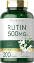 Carlyle Rutin תוסף 500 מ"ג | 200 טבליות | Vegetarian, non-GMO, Gluten Free