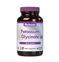 Bluebonnet Potassium תוסף 99 מ"ג Albion Glycinate Complex - Electrolyte Balance, Power & Recovery מינרלים תמיכה לנשים & גברים * - Non-GMO, טבעוני, Gluten-Free - 90 קפסולות ירקות
