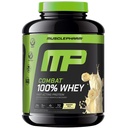 MusclePharm Combat 100% Whey Protein Powder, Banana Milk Flavor, Fast Recovery & Muscle Gain with Whey Protein Isolate, High Protein Powder for Women & Men, Gluten Free, 5 lb, 70 Servings
