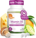 Zahler - ויטמין D3 10,000 IU Softgels (250 הרוזן) ויטמין ידידותי צמחוני D עבור תמיכה בחיסון, עצמות, שיניים ובריאות שרירים - Easy Swallow VIT D 3