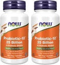 Now Foods Probiotic 10 25 מיליארד, 100 Count (Pack of 2)