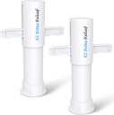 Memine EZ Bites Relief Suction Tool - 2 Pack Bee Sting ו- Bite Itch Relief Sucker, Venom Extractor for Saliva /Venom Removal, זמני הקלה מ-Itch ו-Swelling, Kid-Friendly White White White White