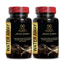 תוספי מזון ללא מים - Urinary Health, Water Retention, Natural Diuretic to Expel Water Away, Feel Better & Lighter, Bloating Relief - 2 בקבוקי 120 קפסולות