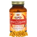 Infinity Turmeric קפסולות, High Potency Curcumin תוסף, USDA מוסמך אורגני תוספת עם Black Pepper וג'ינג'ר, Raw, Raw, Vegan Gluten Free
