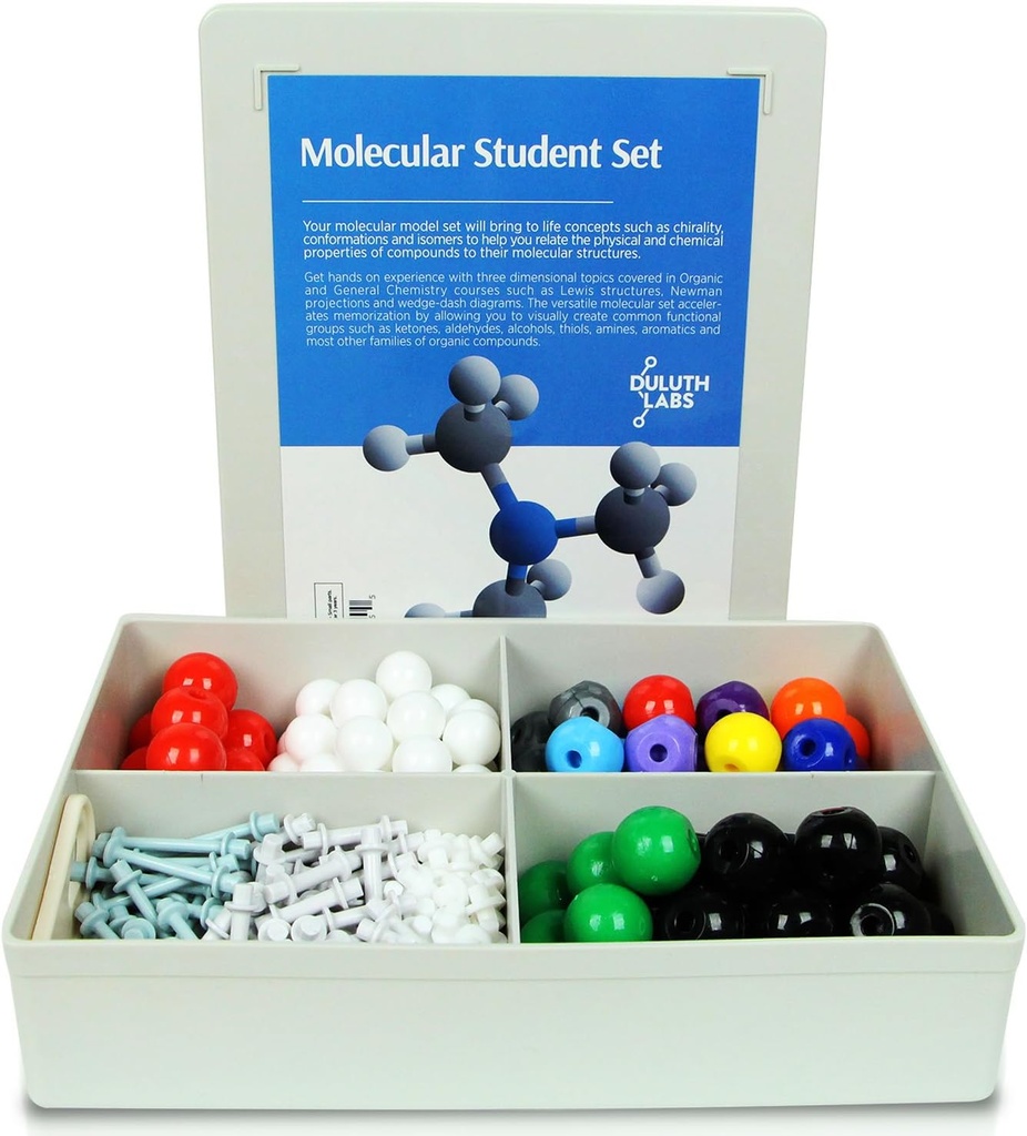 Catlecular Model Student Kit -88 Atoms ו-140 Bond Parts