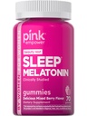 PINK Melatonin Gummies 10mg | Max Potency | מעורב ברי פלאמור | טבעוני, Non-GMO & Gluten Free Supplement