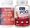 צרפתית הים פין ברק לחלץ 200 מ"ג עם תוספי Liposomal Saffron