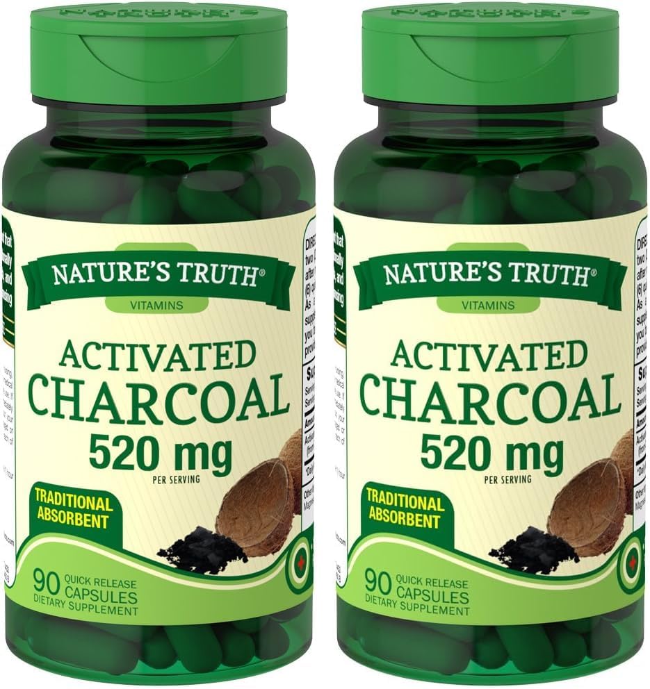 האמת של הטבע הפעילה את Charcoal, 2 Pack