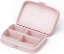 Slim Pill Case - Portable PillPSKer with Removable Compartments - Leakהוכחה Pill Holder עבור תרופות יומיות