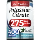 מעבדה | Potassium Citrate | 400 קפסולות | 275 מ"ג | תוספי Potassium | Potassium | תמצית ריכוזית | טבליות פוטאסום | Ultra High Absorption.
