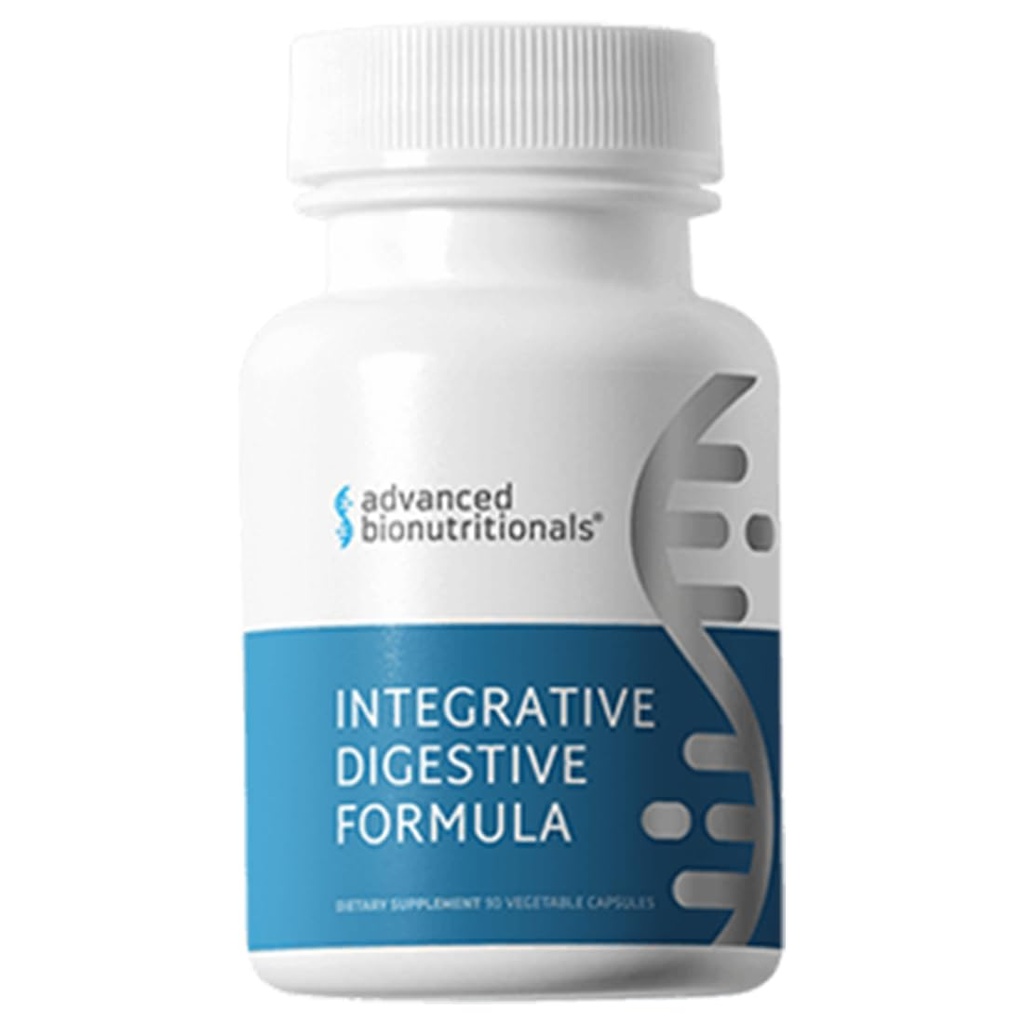 Advanced Bionutritionals - Integrative Digestive Formula, Support Healthy Digestion with Gig Root, Natural Digestive Relief for Heartburn, Bloating, Constipation, Diarrhea, Non GMO (60 טבליות)