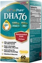LABO Nutrition OmaxPure DHA76 אומגה 3 שמן דגים, Ultra-Concentrated 76% 950mg DHA, EPA, 60 ספירה, תרופות כיתה, Super Critical CO2 מופקים rTG טופס, עבור הלב, משותף, המוח ו Immune בריאות בריאות בריאות בריאות