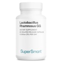SuperSmart Lactobacillus Rhamnosus GG 10 מיליארד CFU ליום (LG Probiotic with Inulin) - L. Rhamnosus Supplement