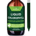 AGE Chlorophyll נוזל טיפות - ריכוז טבעי - אנרגיה Booster, עיכול מערכת החיסון תומך, פנימי Deodorant, Liver function - (2 Fl Oz (Pack of 1)