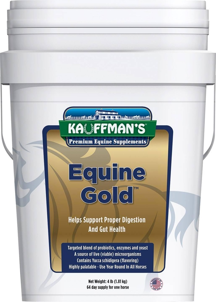 בריאות בעלי החיים של קאופמן Equine Gold 4 lb