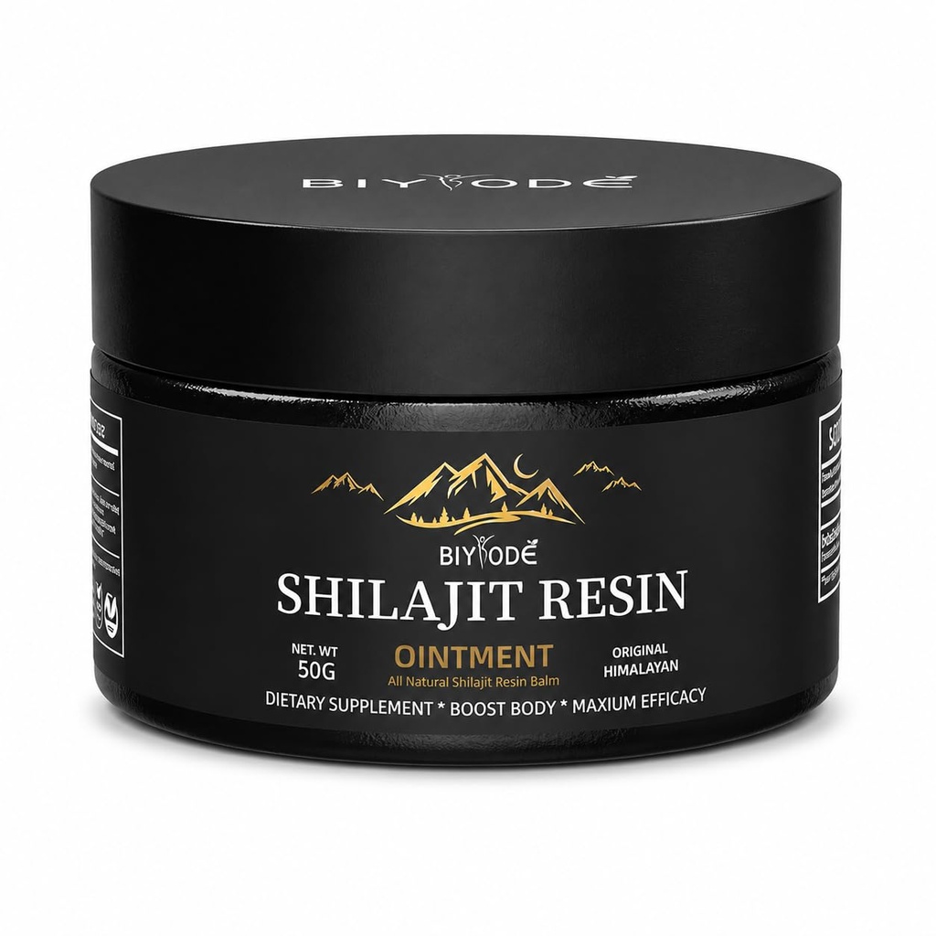 ההימלאיה Pure Shilajit Resin 600 מ"ג 100 משרתים עם Fulvic Acid & 85 + Trace מינרלים טבעוניים non-GMO אנרגיה תוספת עבור גברים ונשים עתיק Ayurvedic פורמולה