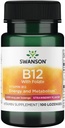 סוונסון ויטמין B-12 Lozenges 1000 mcg 100 Lozenges