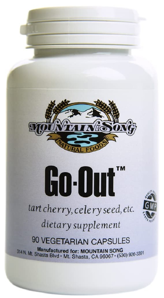 Go Out Relief Joint Formula and Uric Acid Support with Tart Cherry Concentrate, Black Cherry לחלץ 20:1, Celery Seed Extractd Extract and Turmeric Root. Helps You Get Out and About. זה עובד!