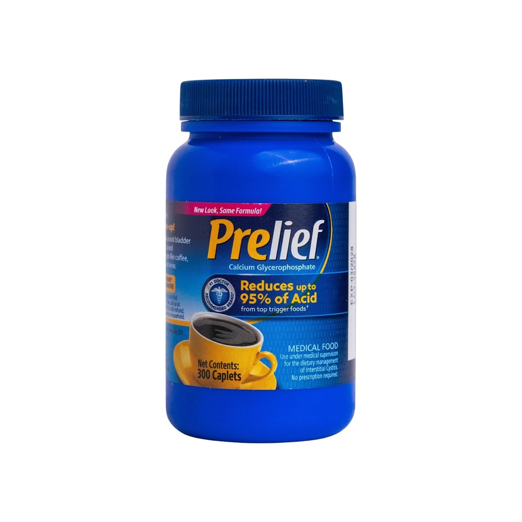 Prelief Acid מופחת Caplets Dietary תוסף, 300 Count
