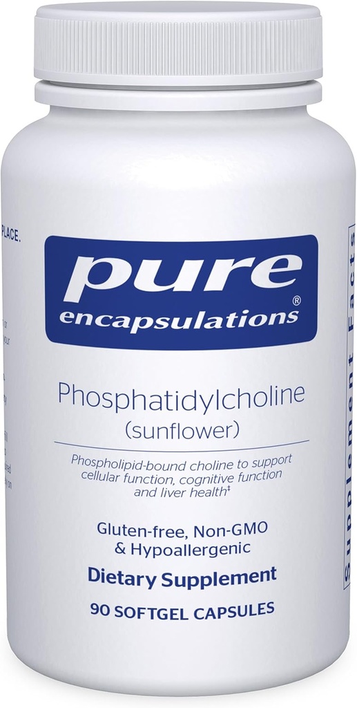 Pure Encapsulations Phosphatidylcholine | תמיכה פונקציונליות סלולרית וקוגניטיבית ו- Liver Health