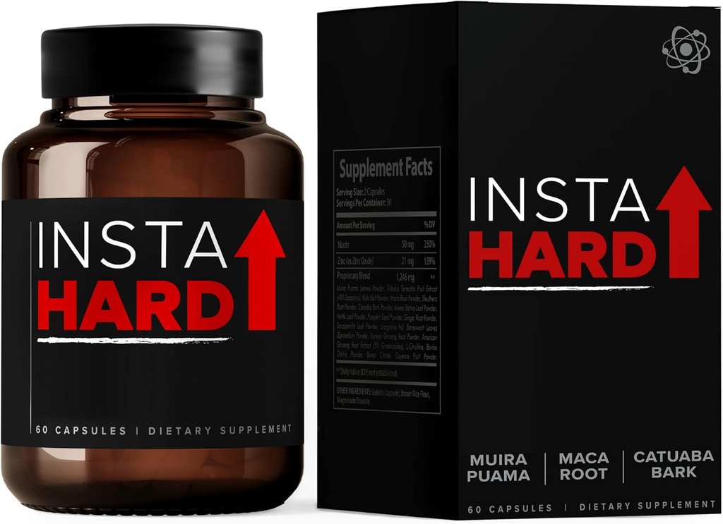 תוספי מזון ו / Maca Root, Tribulus Terrestris לחלץ, Muira Puama כדי לתמוך אנרגיה, ביצועים, בריאות ו Nitric Oxide עבור גברים ונשים - 60 הרוזן