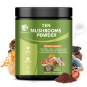 14 ב 1 Mushroom אבקה לבישול קפה, 8 oz Mushroom תוספת עם Lions Mane, Chaga, Reishi, טורקיה Tail, Cordyceps Mushroom לחלץ אבקת, וכו ', Mushrooms בלגן עבור Immune Brain Energy