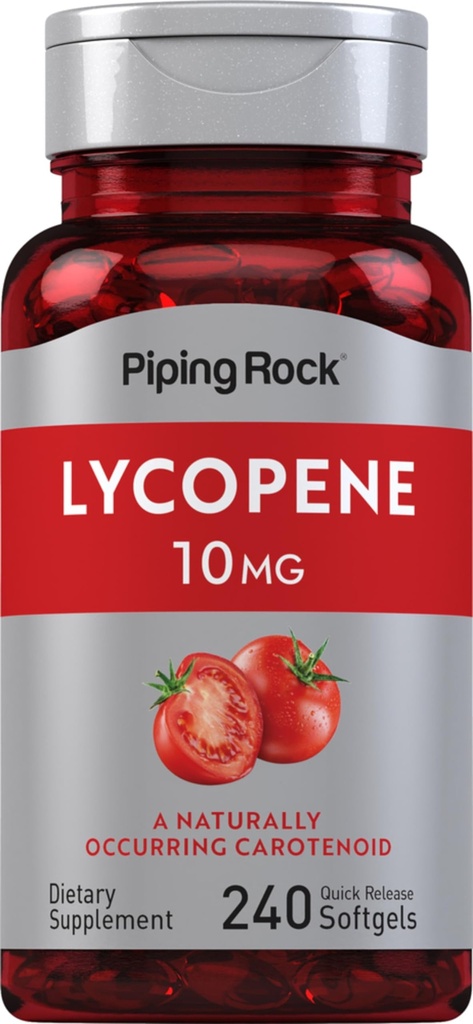 Piping Rock Lycopene 10mg | 240 Softgels