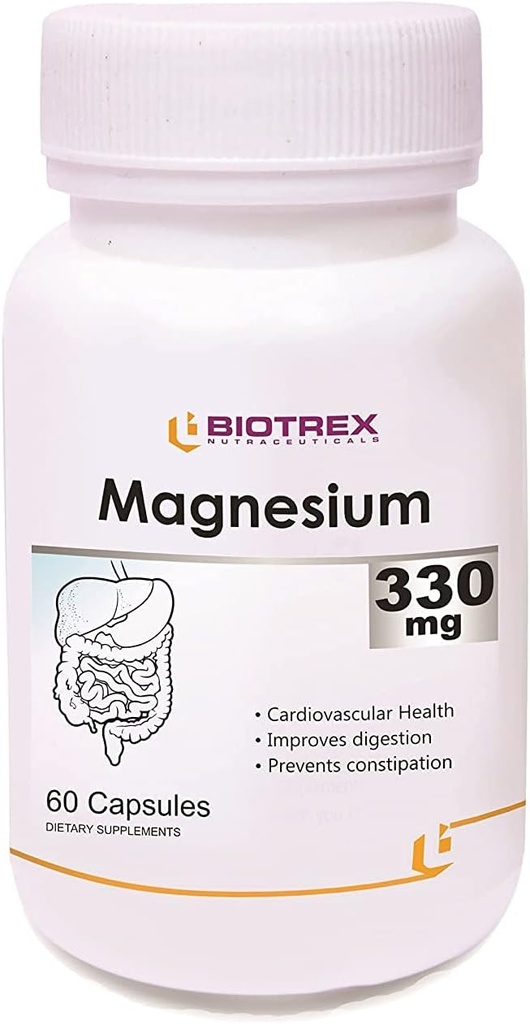 Panihari biotrex Nutraceuticals Magnesium 330 מ"ג קפסולות