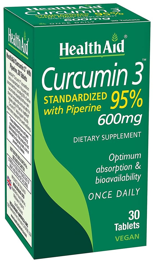 Curcumin Complex 600 מ"ג, 30-Count | פלט Turmeric עם bioperine עבור Absorption משופרת, 95% Curcuminoids | טבעוני, Daily Joint & Immune תמיכה תוסף