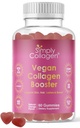 Just Collagen® Vegan Collagen Booster Gummies for Women & Men - מקדם עור צעיר ויפה, שיער, ריחות & Lashes - Key Amino Acids & Antioxidants with Biotin, ויטמינים A,C, & E, & E