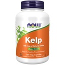 עכשיו תוספי מזון, Kelp 325 mcg של Iodine טבעי, תומך בתפקוד Thyroid בריא *, Super Green, 250 Veg כמוסות