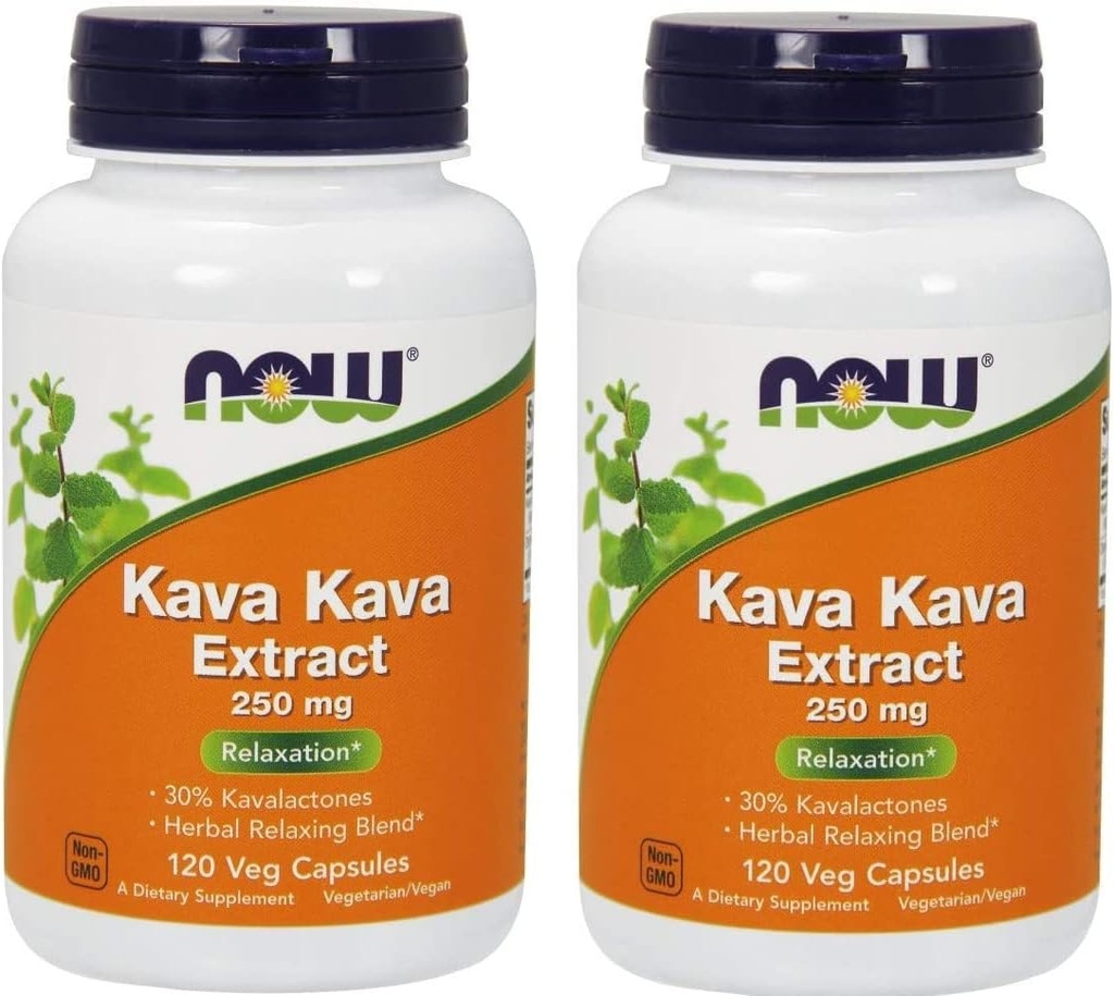 Kava Kava 250 מ"ג 120 קפסולות (Pack of 2)
