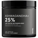 Toniiq Ashwagandha - 40:1 ריכוזי מיצוי - 25% עם ילידים - Wild Harvested בהודו - ביו-זמינות גבוהה עם Black Pepper - צד שלישי נבדק - 120 קפסולות - 1,300 מ"ג לשרת