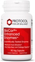 פרוטוקול BioCore Enhanced Enzymes - Helps Digest Beans & Cruciferous ירקות* - תוספת עיכול* - Amylase & Lipase - כשר & טבעוני - 90 Veg כמוסות