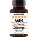 MONOHERB AAKG - L-Arginine Alpha-Ketoglutarate - 1000 מ"ג - 90 קפסולות צמחוניות