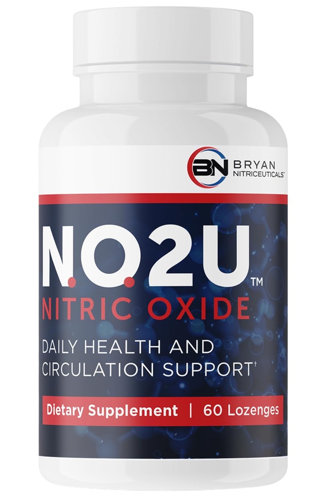 בריאן NITRICEUTICALS - תוספי Nitric Oxide טבעיים עבור גברים ונשים - מקדם דם Circulation, חמצן ותזונה משלוח, תמיכה בריאות יומית - No Gluten או חלב - 60 טבעוני Lozenges