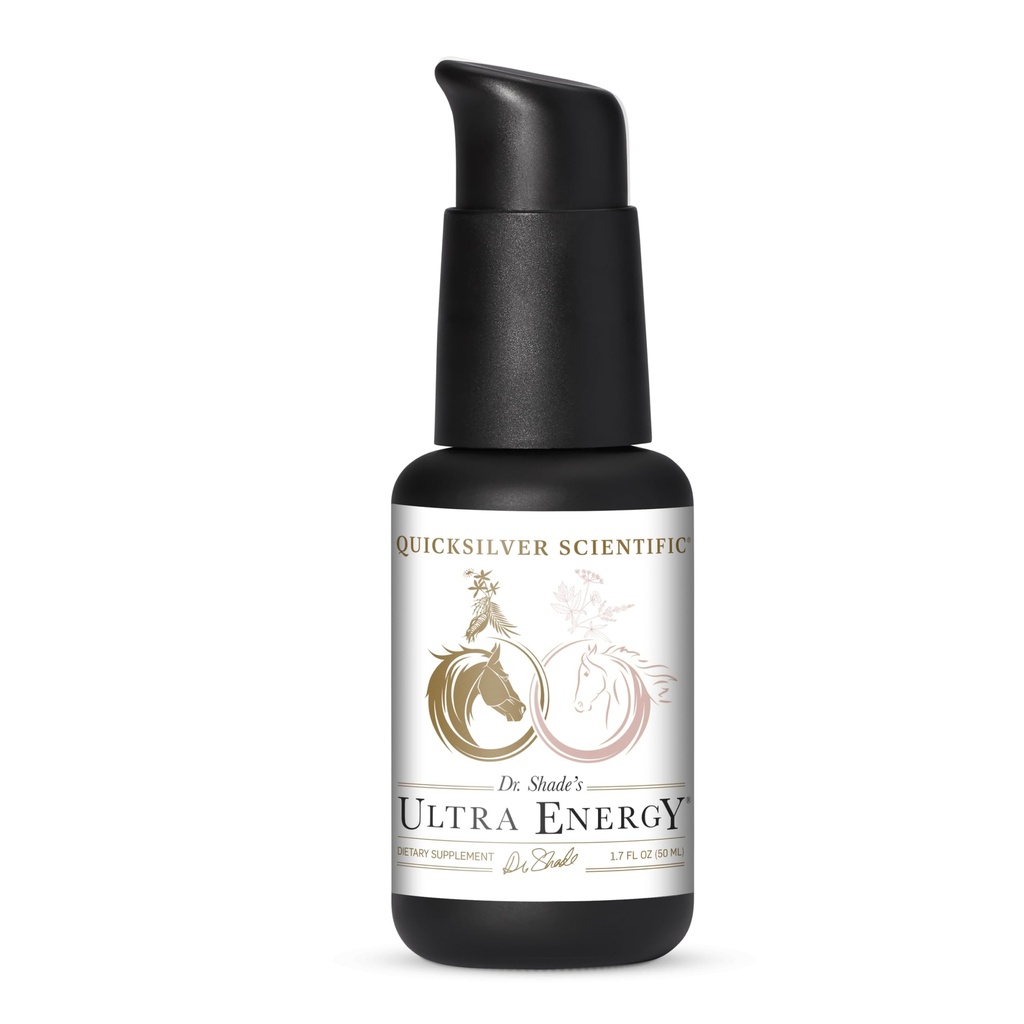 Quicksilver Scientific Dr. Shade's Ultra Energy - Liposomal Fitogenic Adrenal, אנרגיה + תמיכה קוגניטיבית תוספת עם Rhodiola, Reishi, Ashwagandha לנשים + גברים (1.7 oz / 50 מ"ל)
