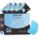 תחת עין פטס, 40 Pairs Eye Mask for Dark Circles, Puffy Eyes, Undereye Bags,Wrinkles,Eye Mask Patches עם Hyaluronic Acid, טיפול בעור עבור גברים ונשים מתנות מתנה