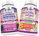 FRESHALTHCARE Elderberry Immune Support and Multi Collagen Peptides - Bundle
